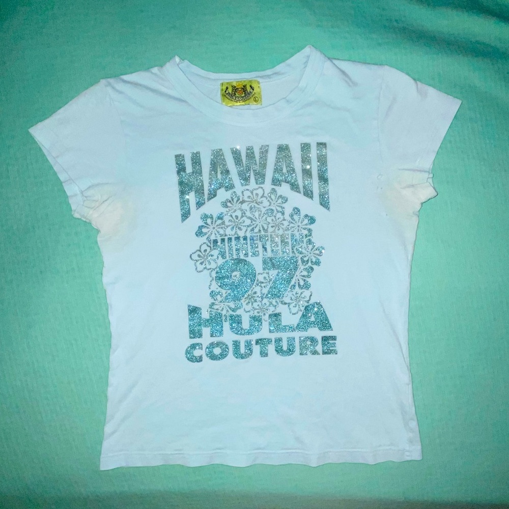Juicy Couture Y2K Hawaii Hula Couture 2003 Top